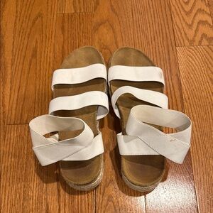 Steve Madden White Espadrille Sandals